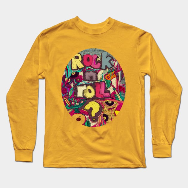 rock n roll Long Sleeve T-Shirt by gerdazemaitytee